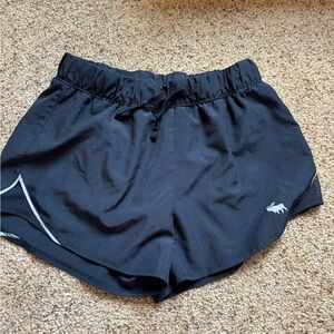 Abercrombie athletic kids shorts size 13. Black.